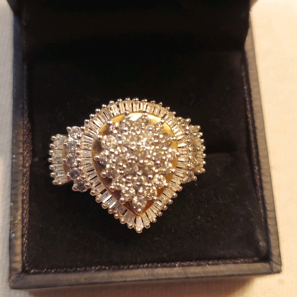 2 Ct Diamond Cocktail Ring